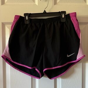 Nike Tempo Women's Dri-FIT‎ Mid-Rise Brief-Lined Running Shorts Size Large